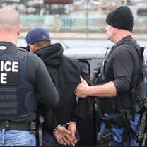 ICE arresting someone