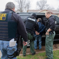 ICE arresting someone