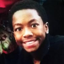 Young black guy smiling