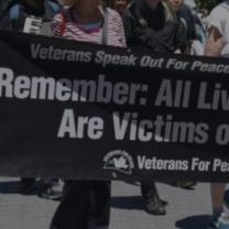 Banner in a rally