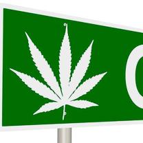 Marijuana leaf and the word Ohio