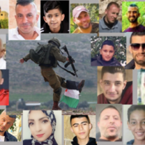 Photos of killed Palestinians