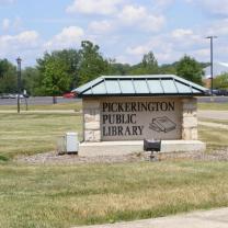 Pickerington Library sign