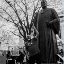 Man giving speech