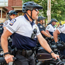 Police on bikes