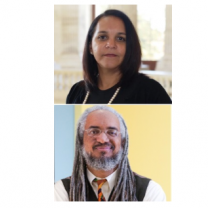 Two speakers at event