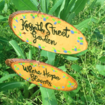 Sign at Kossuth Street Garden