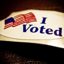 I voted sticker