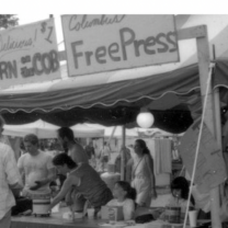 Historical photo of Free Press at Comfest