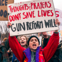 Gun violence protest