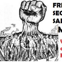 Fist with workers underneath