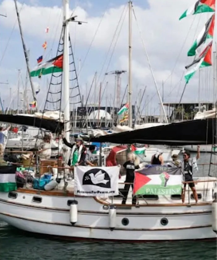 Boats in flotilla