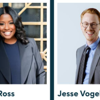 Tiara Ross and Jesse Vogel