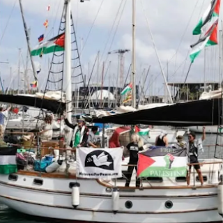 Boats in flotilla