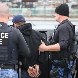 ICE arresting someone