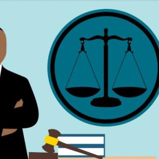 Judge and legal icons