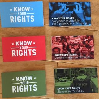 Know your rights brochures