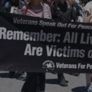 Banner in a rally
