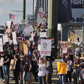 People protesting