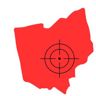 Ohio with a target on it