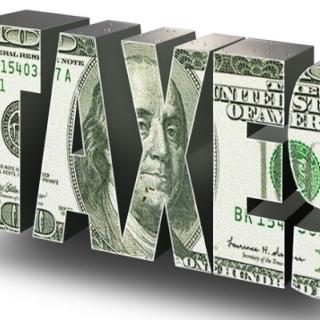 The word taxes made out of money