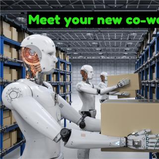 Robot in a warehouse